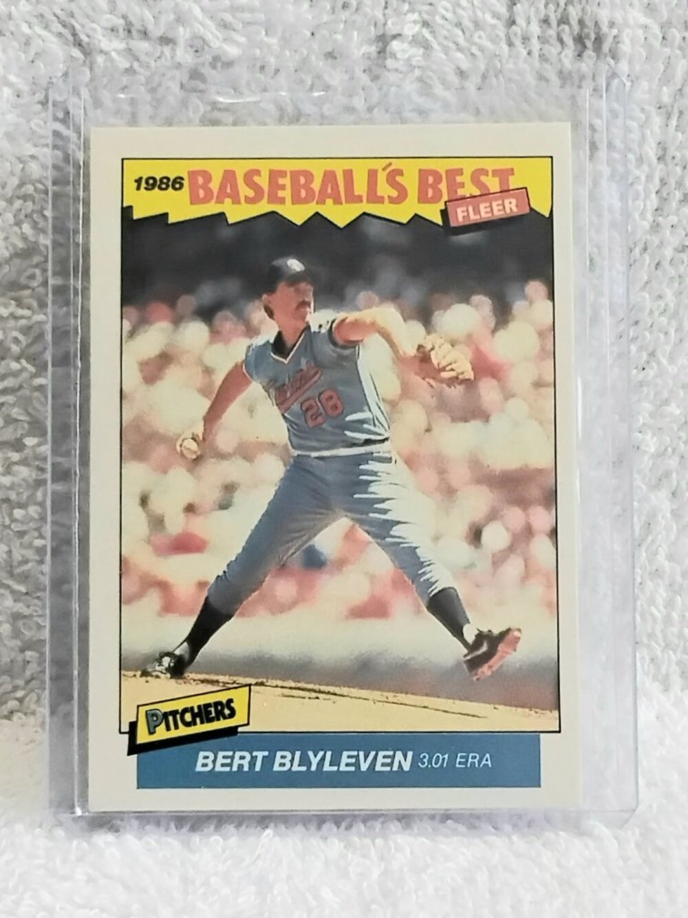 5/$20 Mint 1986 Fleer Bert Blyleven Baseball's Best Pitchers MLB Card 1!!